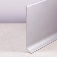 Алюминиевый плинтус напольный 80 мм Мега-Трейд ЛП-80 Серебристый 3м Алюминиевый плинтус напольный 80 мм Мега-Трейд ЛП-80 Серебристый 3м