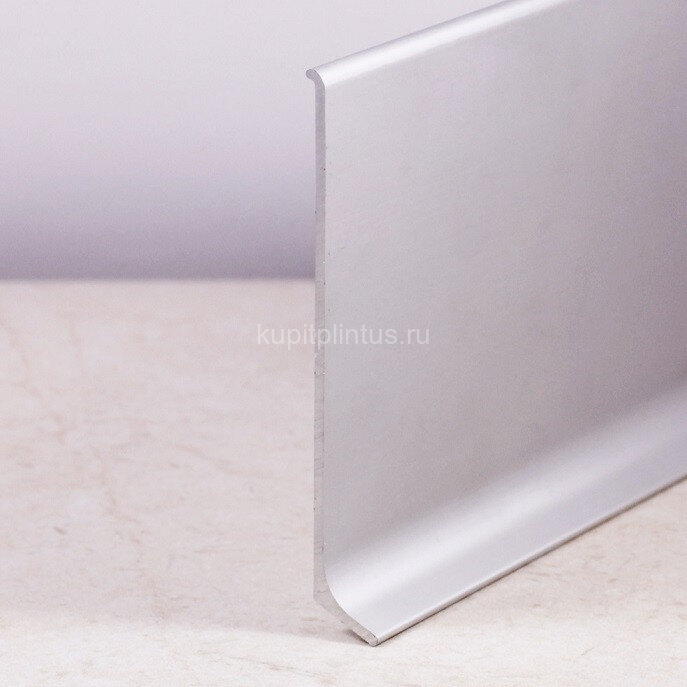 Заказать Алюминиевый плинтус напольный 80 мм Мега-Трейд ЛП-80 Серебристый 3м Заказать Алюминиевый плинтус напольный 80 мм Мега-Трейд ЛП-80 Серебристый 3м