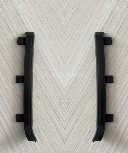 Заказать Заглушки металлические для плинтуса ПТ-40 М черный муар (кмп) Заказать Заглушки металлические для плинтуса ПТ-40 М черный муар (кмп)