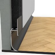 Алюминиевый теневой профиль ТП-70LED черный 3м Алюминиевый теневой профиль ТП-70LED черный 3м