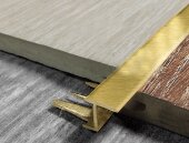 Профиль Z-образный из латуни Yakamoz LZT-13 зиг заг латунь шлифованная 2,7 м