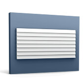 Стеновая панель Orac Decor 3D WX204 белый полиуретан 200x25x1.6 см