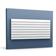 Стеновая панель Orac Decor 3D WX204 белый полиуретан 200x25x1.6 см Стеновая панель Orac Decor 3D WX204 белый полиуретан 200x25x1.6 см