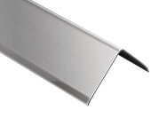 Уголок из нержавеющей стали 40х40 мм SAO12-40W SG серебро глянец 2,7 м Уголок из нержавеющей стали 40х40 мм SAO12-40W SG серебро глянец 2,7 м