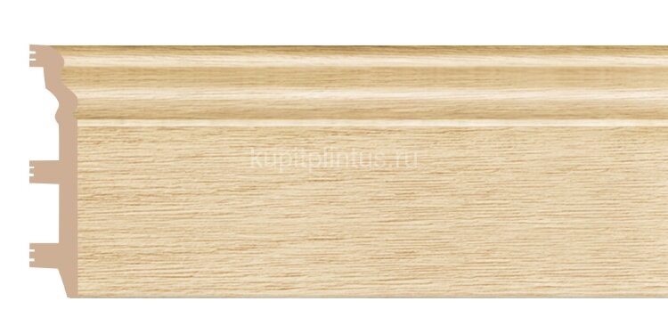 Заказать Напольный плинтус Decomaster D233-71 ШК/8 из полистирола 120х23х2400 мм 