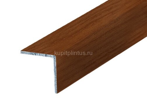 Заказать Уголок 30х30 мм алюминиевый КД Вишня (декорированный) 2,7 м Заказать Уголок 30х30 мм алюминиевый КД Вишня (декорированный) 2,7 м