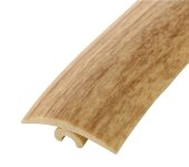 Порог гибкий ПВХ Т-образный Cezar Flex Line 84 Ясень светлый 3 м