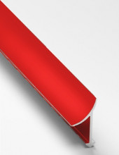 Профиль алюминиевый для плитки внутренний 10 мм Gunsen PV30-29 красный Ral 3000 2,7 м