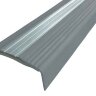 Заказать Профиль угловой противоскользящий из термоэластопласта со вставкой из алюминия NoSlipper 49,4х18 мм Алюминий-Серый 2,7 м Заказать Профиль угловой противоскользящий из термоэластопласта со вставкой из алюминия NoSlipper 49,4х18 мм Алюминий-Серый 2,7 м