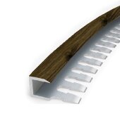 Профиль П-образный гибкий MP55 из алюминия 42 Вяз 2,7 м