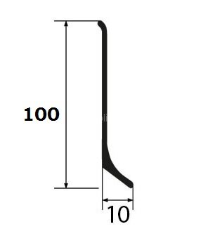 Заказать Напольный плинтус алюминиевый 100 мм ПТ-100 сырой алюминий 3 м Заказать Напольный плинтус алюминиевый 100 мм ПТ-100 сырой алюминий 3 м