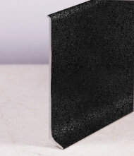 Алюминиевый плинтус напольный 40 мм ПЛ-40 Черный муар 3 м Алюминиевый плинтус напольный 40 мм ПЛ-40 Черный муар 3 м