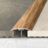 Алюминиевый порог одноуровневый 40 мм Effector A 64-09 Дуб 2,7 м