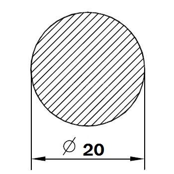 Заказать Алюминиевый пруток круглый 20 мм 3 м Заказать Алюминиевый пруток круглый 20 мм 3 м
