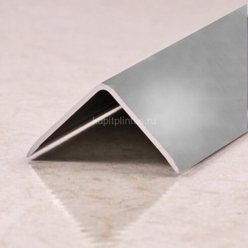 Заказать Алюминиевый уголок ПН-15х15 Графит глянец браш 2,7 м 