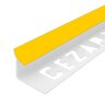 Внутренний угол ПВХ для плитки 7 мм Cezar 124 Желтый 2,5 м