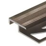 Заказать Профиль лестничный фигурный 20х10 мм алюминий PV51-06 бронза матовая 2,7 м 