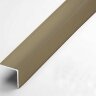 Уголок алюминиевый 25х25 мм Евротрим 0301.03 бронза 3 м