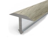 Декорированный Т-профиль из алюминия Т-14 КД Дуб северный 2,7 м