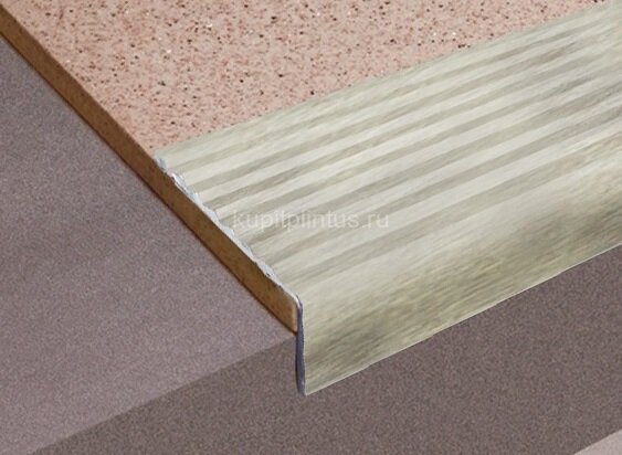 Заказать Порог угловой алюминиевый Д16 КД Ясень беленый (декорированный) 2,7 м Заказать Порог угловой алюминиевый Д16 КД Ясень беленый (декорированный) 2,7 м