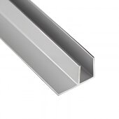 Алюминиевый F-образный профиль ОП-500 под панель 4 мм (2,7 м) серебро Алюминиевый F-образный профиль ОП-500 под панель 4 мм (2,7 м) серебро