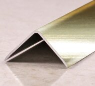 Алюминиевый уголок 25х25 мм PV64-13 песок блестящий 2,7 м