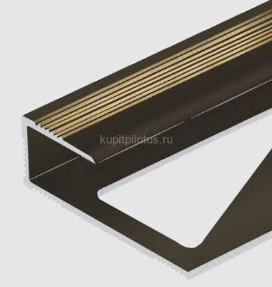 Заказать Алюминиевый профиль для ламината оконечный Panel "L" 10 мм PV59-10 коричневый матовый 2,7 м Заказать Алюминиевый профиль для ламината оконечный Panel "L" 10 мм PV59-10 коричневый матовый 2,7 м