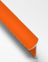 Профиль алюминиевый для плитки внутренний 10 мм Gunsen PV30-28 оранжевый Ral 2004 2,7 м