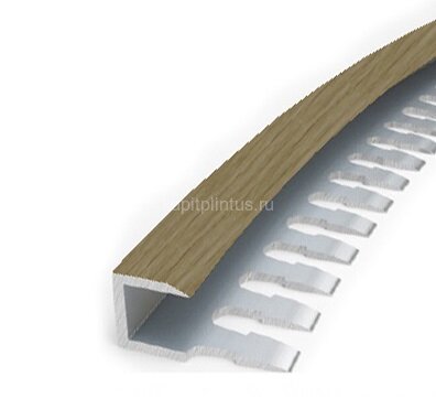 Заказать Профиль П-образный гибкий MP55 из алюминия 41 Ясень 2,7 м Заказать Профиль П-образный гибкий MP55 из алюминия 41 Ясень 2,7 м