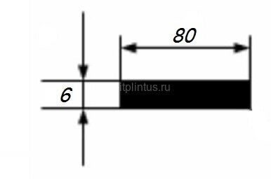 Заказать Полоса 6х80 мм из алюминия 3 м Заказать Полоса 6х80 мм из алюминия 3 м