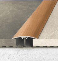 Алюминиевый порог одноуровневый 40 мм Effector A 64-08 Бук 2,7 м Алюминиевый порог одноуровневый 40 мм Effector A 64-08 Бук 2,7 м