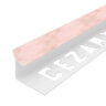 Профиль ПВХ для плитки Cezar внутренний 9 мм 231 Розовый крем 2,5 м
