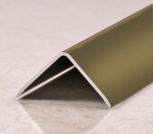 Угол защитный 25х25 мм алюминий PV64-09 Шампань блестящая 2,7 м Угол защитный 25х25 мм алюминий PV64-09 Шампань блестящая 2,7 м
