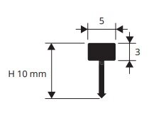 Заказать Профиль Т-образный (вставка) из латуни 5х10 Progress PITOL 510 полированная латунь 2,7 м Заказать Профиль Т-образный (вставка) из латуни 5х10 Progress PITOL 510 полированная латунь 2,7 м