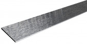 Алюминиевая полоса 20х1,5 серебро глянец браш 2,7 м