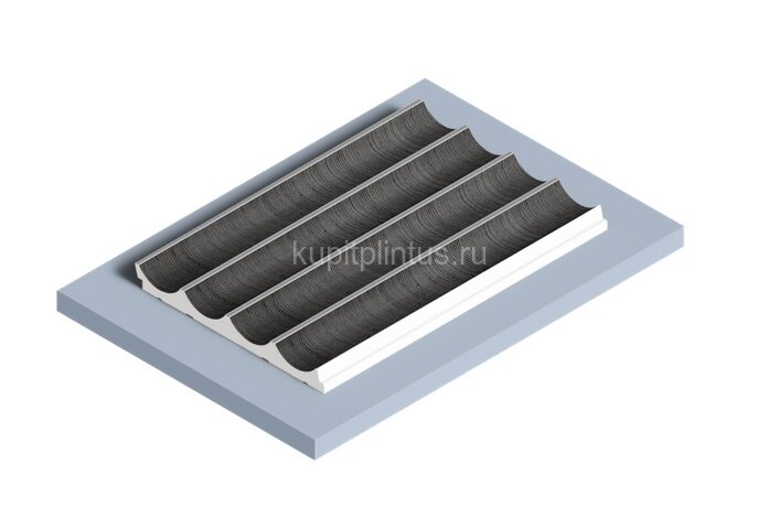 Заказать Стеновая панель 120х12 мм Hiwood LV139 GR26 серый 2,7м 