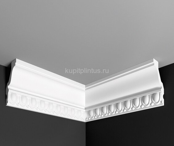 Заказать Угол внутренний к плинтусу Де-Багет ДП 03/80 (10*4) белый 