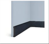 Напольный плинтус 90 мм HiWood B90V1 BK114 под дерево 2,7 м