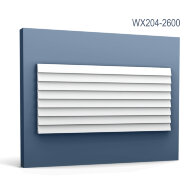 Стеновая панель Orac Decor 3D WX204-2600 белый полиуретан 260x25x1.6 см Стеновая панель Orac Decor 3D WX204-2600 белый полиуретан 260x25x1.6 см