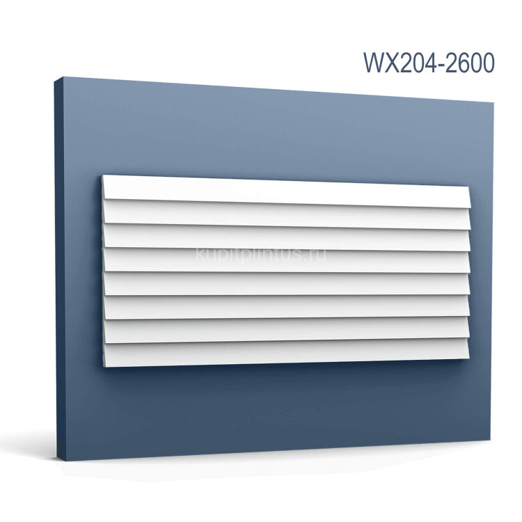 Заказать Стеновая панель Orac Decor 3D WX204-2600 белый полиуретан 260x25x1.6 см Заказать Стеновая панель Orac Decor 3D WX204-2600 белый полиуретан 260x25x1.6 см