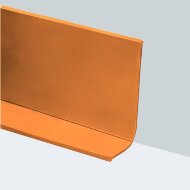 Гибкий плинтус напольный 65 мм ПГ65 оранжевый без клея бухта 6м Гибкий плинтус напольный 65 мм ПГ65 оранжевый без клея бухта 6м