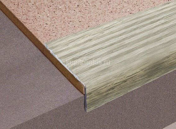 Заказать Порог угловой алюминиевый Д16 КД Дуб северный (декорированный) 2,7 м Заказать Порог угловой алюминиевый Д16 КД Дуб северный (декорированный) 2,7 м