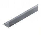 Уголок 20х20 мм из нержавеющей стали NEEXY PVS100-21 BL-D антрацит зеркальный 2.7м