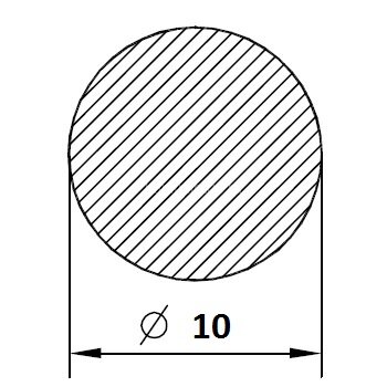 Заказать Алюминиевый пруток круглый 10 мм 3 м Заказать Алюминиевый пруток круглый 10 мм 3 м