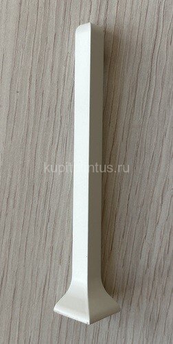 Заказать Металлическая фурнитура для плинтуса ПЛ-80 уголок наружный белый муар Заказать Металлическая фурнитура для плинтуса ПЛ-80 уголок наружный белый муар