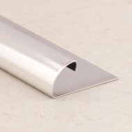 Профиль С-образный из нержавеющей стали SR003-10H SG Серебро глянец 2,7 м Профиль С-образный из нержавеющей стали SR003-10H SG Серебро глянец 2,7 м