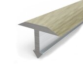 Декорированный Т-профиль из алюминия Т-18 КД Клен северный 2,7 м Декорированный Т-профиль из алюминия Т-18 КД Клен северный 2,7 м