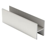 Алюминиевый Н-образный профиль ОП-501 под панель 4 мм (2,7 м) серебро