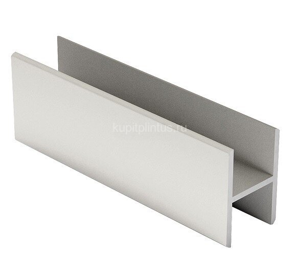 Заказать Алюминиевый Н-образный профиль ОП-501 под панель 4 мм (2,7 м) серебро 