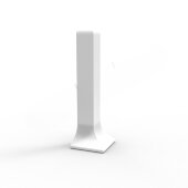 Уголок внешний для напольного плинтуса 60 мм Мега-Трейд ЛП-60ун 0033 белый муар RAL 9016 Уголок внешний для напольного плинтуса 60 мм Мега-Трейд ЛП-60ун 0033 белый муар RAL 9016